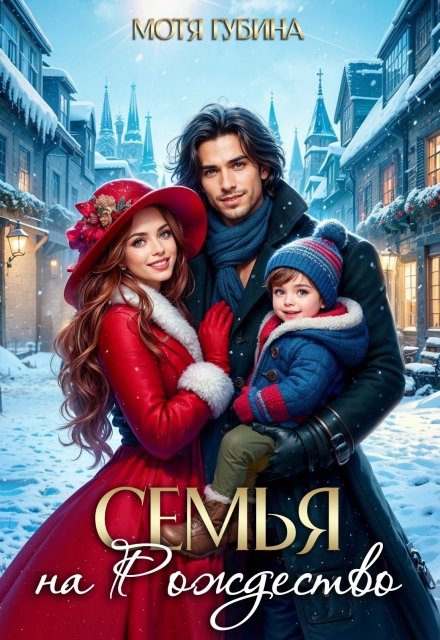 Семья на Рождество Мотя Губина