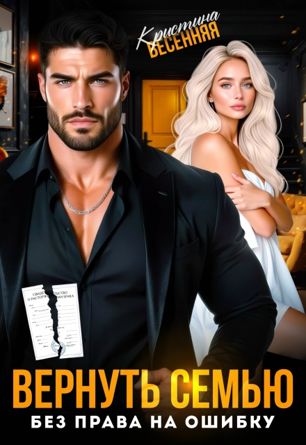 Вернуть семью. Без права на ошибку Кристина Весенняя